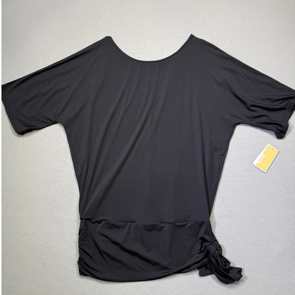 Michael Michael Kors Side-Tie Swim Cover-up - Black medium $88